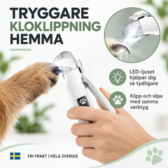 TryggKlo™ LED Hundnagelsax