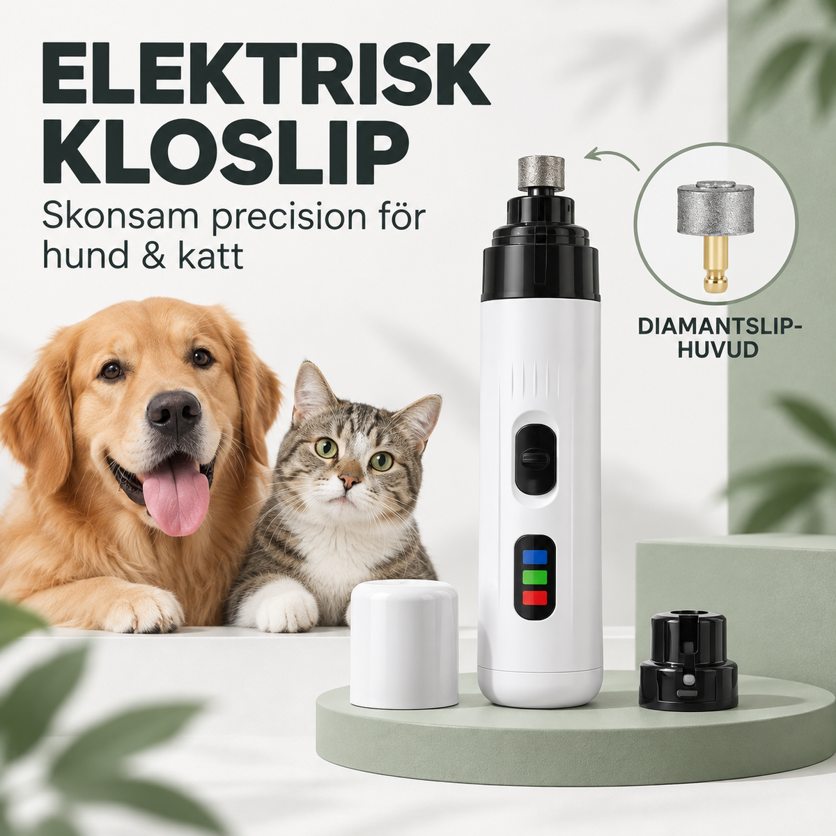 TryggKlo™ Extra Sliphuvuden – 3-pack